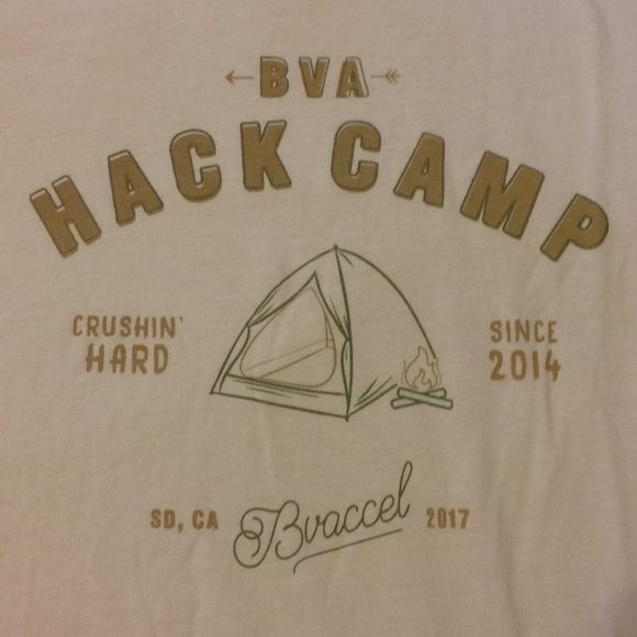 Cream Hack Camp Tshirt - Picture 2 of 4